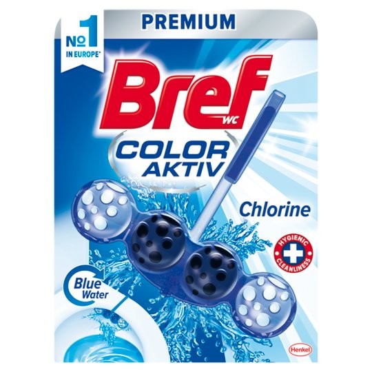 Bref Blue Aktiv Chlorine 50g Kuličky Bref Blue Aktiv Chlorine 50g Kuličky - Drogerie Koupelna a WC Vonné závěsky